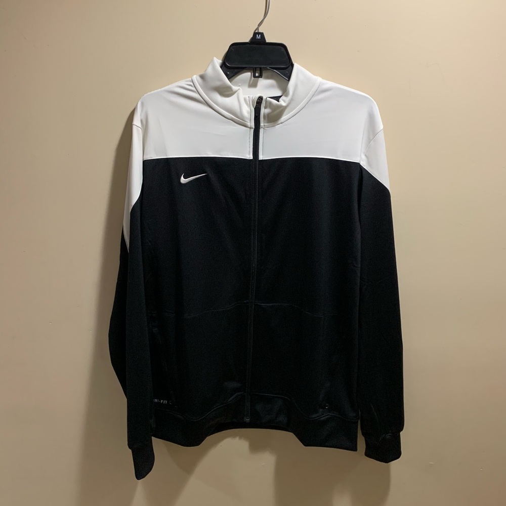 Nike Light Jacket Black White Two Tone Size L